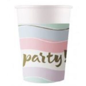 Vasos de papel 200ml FSC - Elegant Party